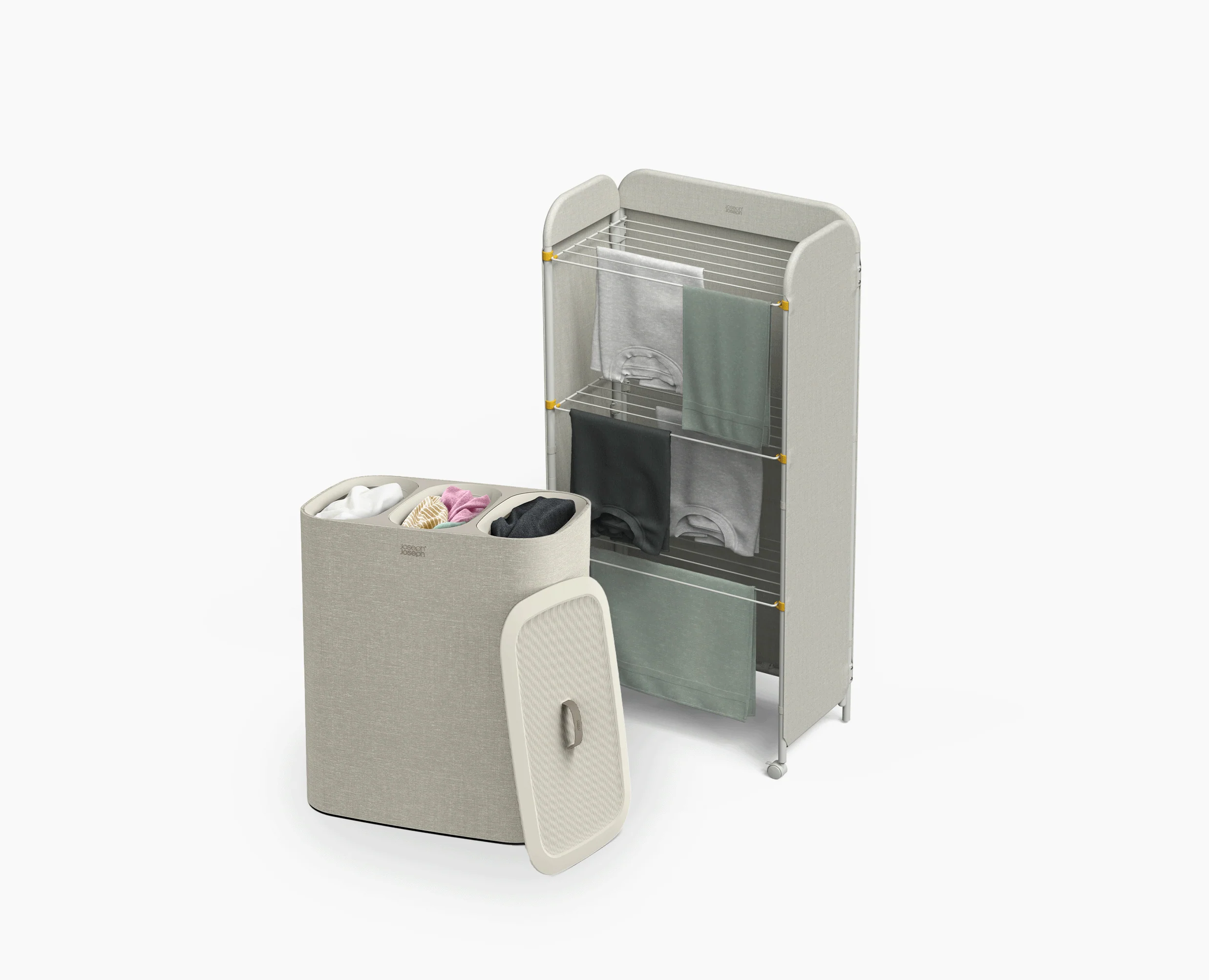 2-piece Laundry Basket & Airer Set - Image 3