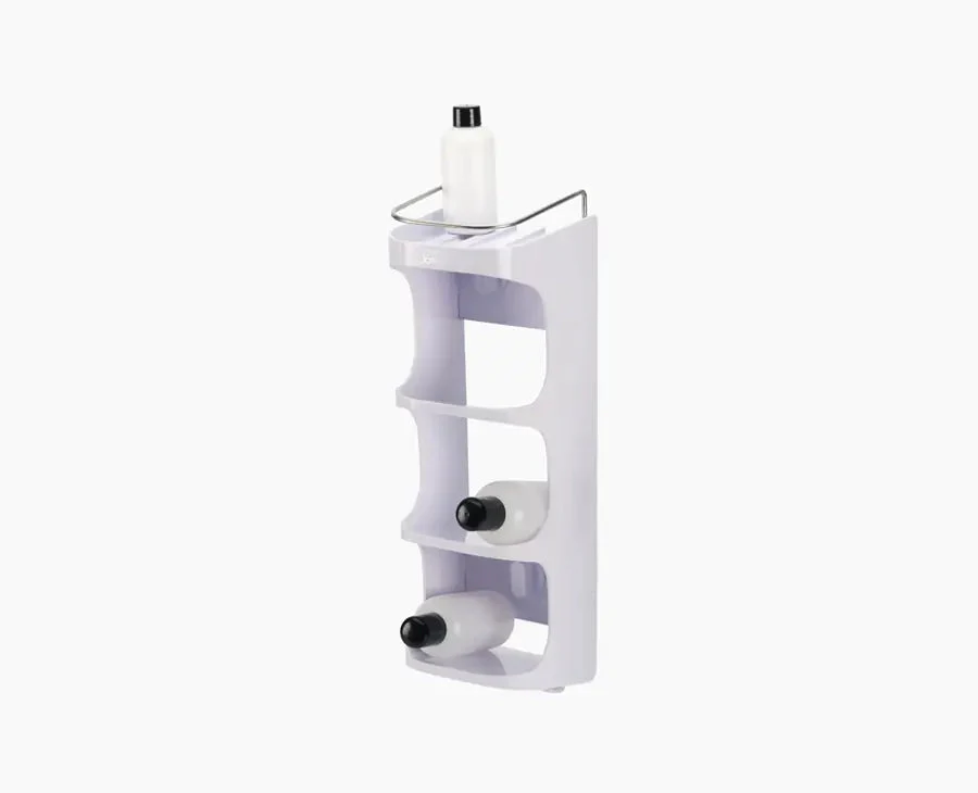 Capsule™ 4-tier White Shower Shelf