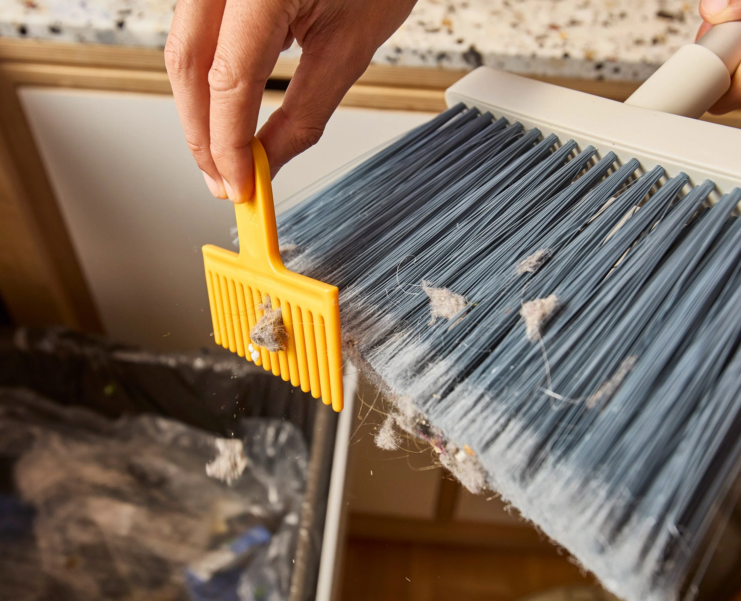 CleanTech™ Wall-mounted Broom, Dustpan & Brush Set - Image 4