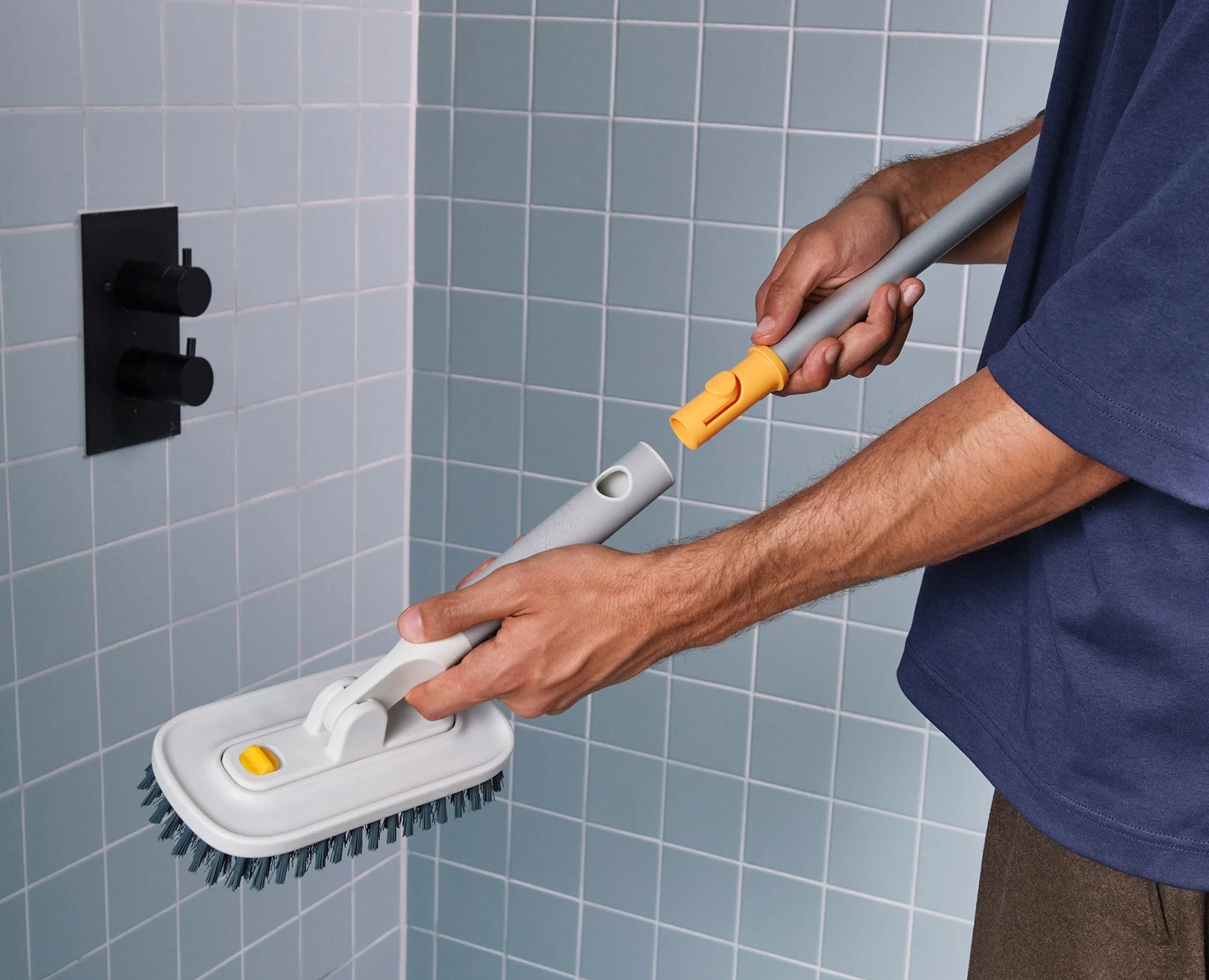 CleanTech™ 2-Piece Tile Scrubber & Spot Cleaning Tool Set - Image 6