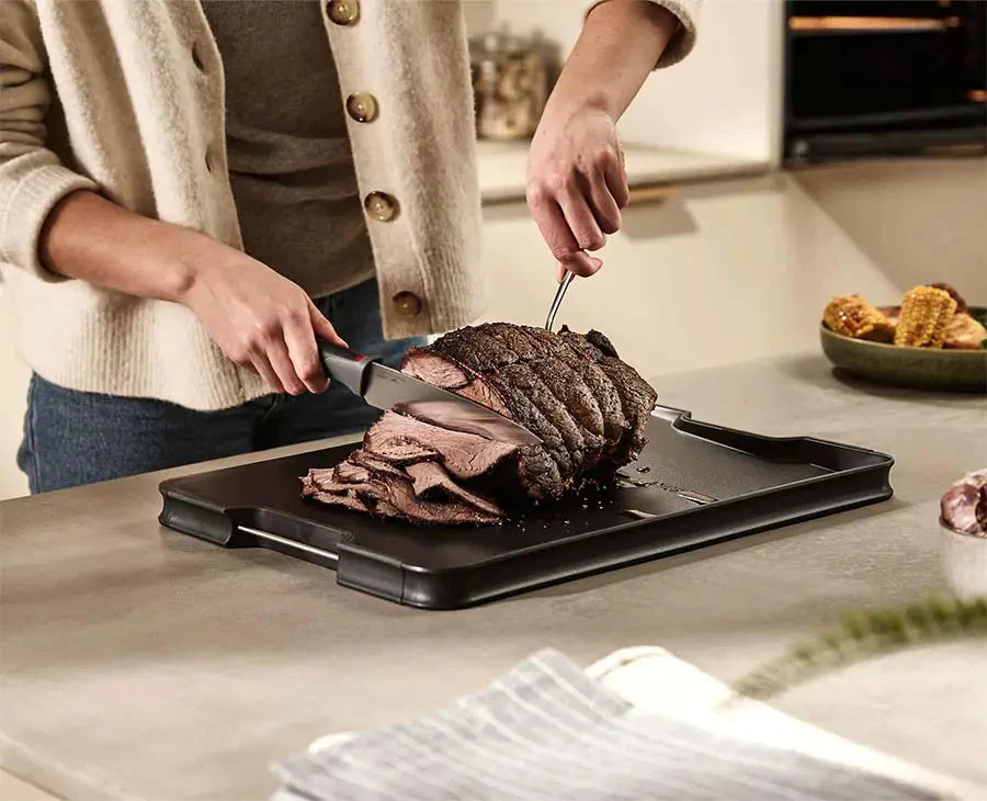 Cut&Carve™ Plus Multi-function Black Chopping Board - Image 2