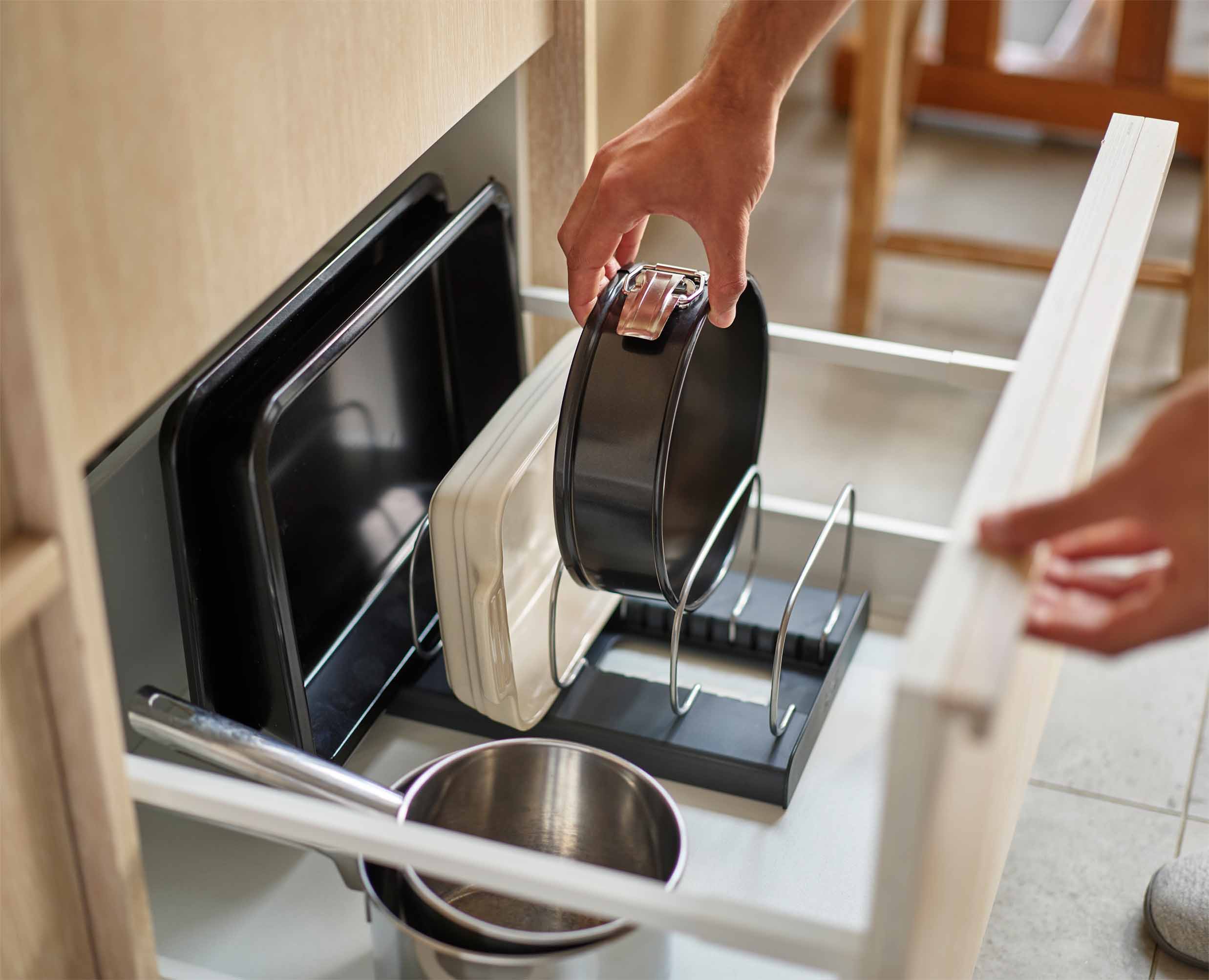 DrawerStore™ Grey Baking Tray Organiser - Image 3