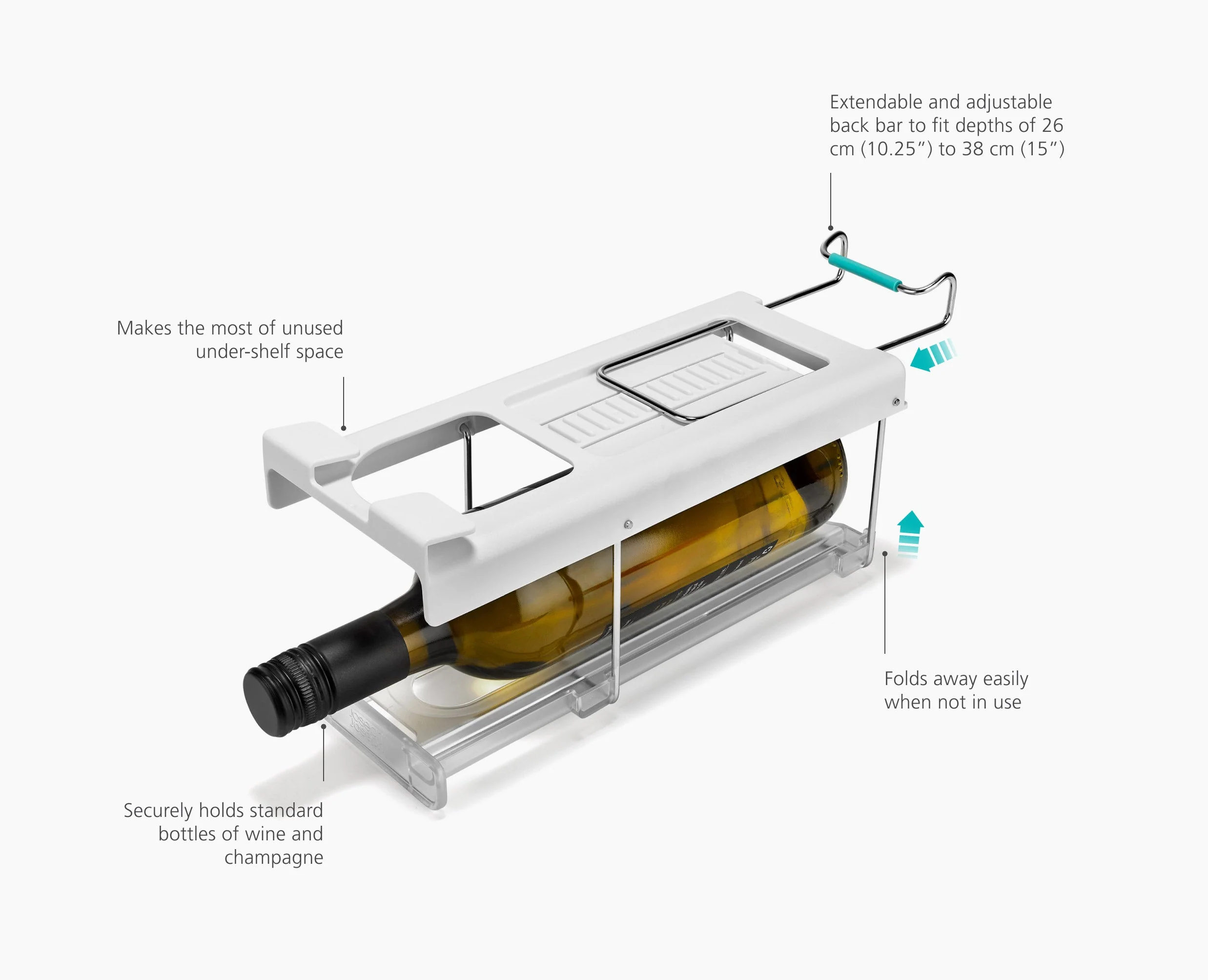 FridgeStore™ Under-Shelf Bottle Holder & Can Dispenser - Image 9