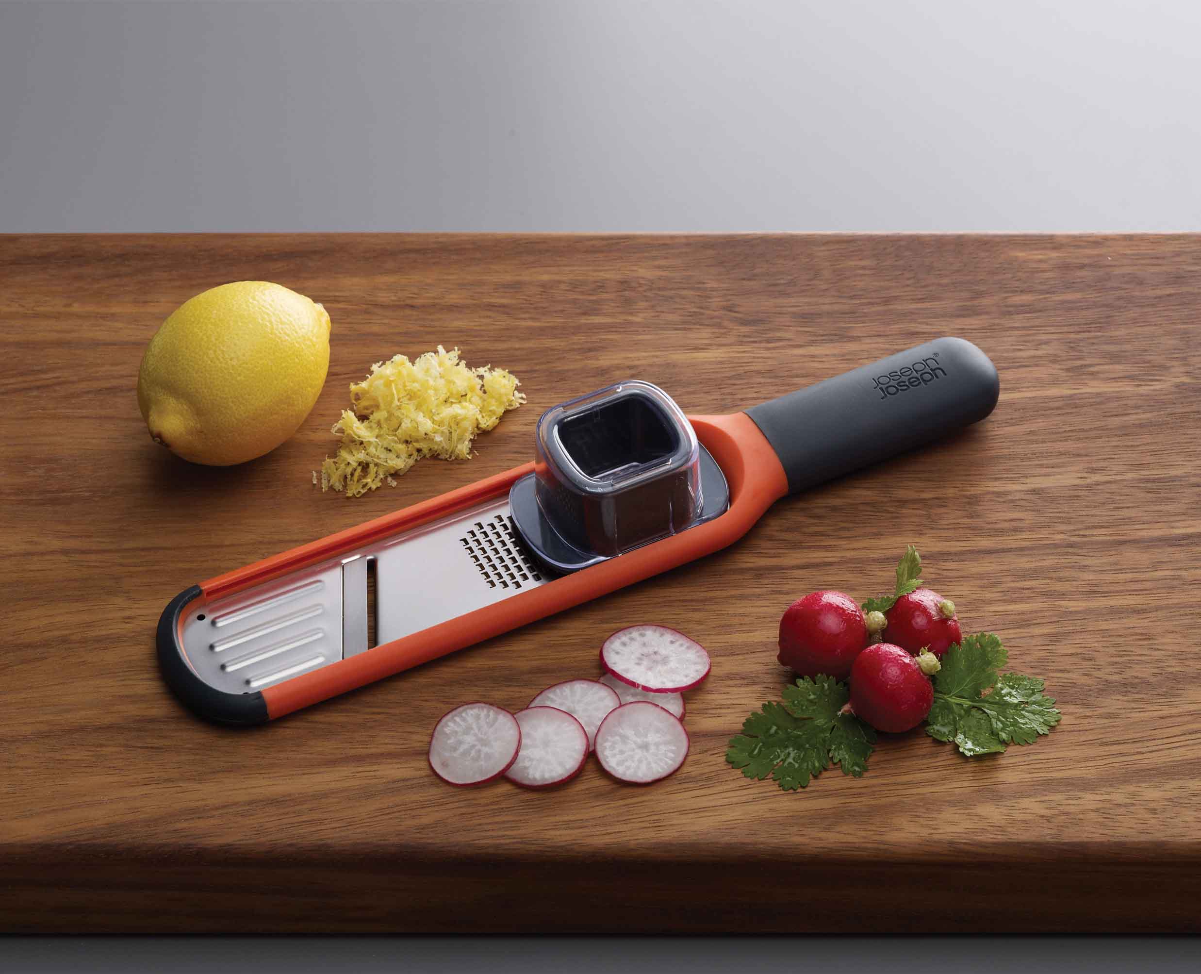 Handi-Grate™ Orange 2-in-1 Mini Grater & Slicer - Image 3