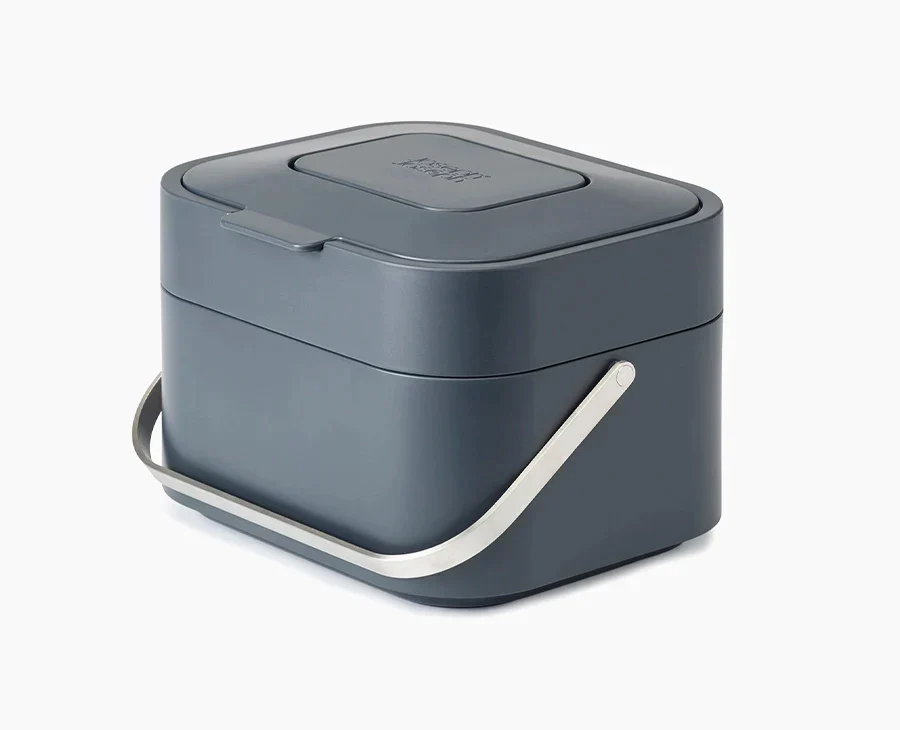 Stack 4L Grey Food Waste Caddy